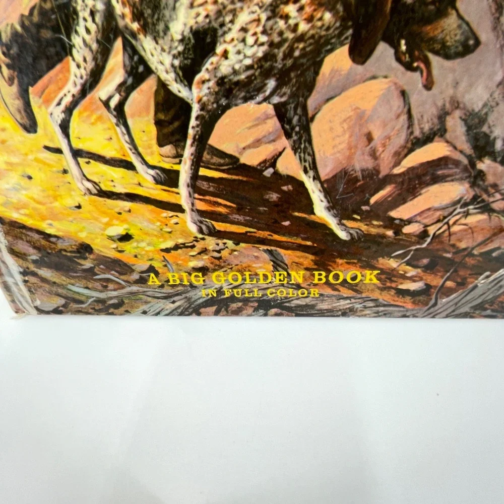 Walt Disney Savage Sam Big Golden Book 1963 Vintage Hardcover Western Large